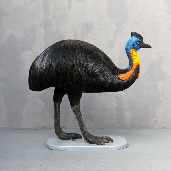 Cassowary Bird Male Life Size Statue