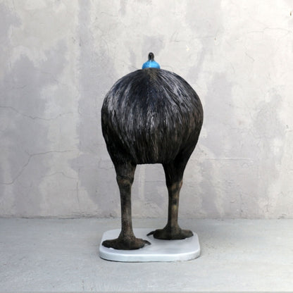 Cassowary Bird Male Life Size Statue