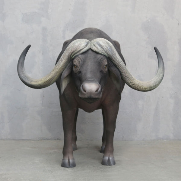 African Buffalo Life Size Statue