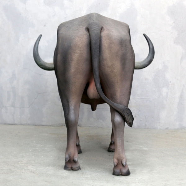 African Buffalo Life Size Statue