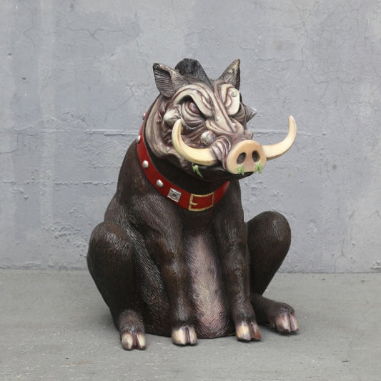 Fugly Guard Hog Life Size Statue