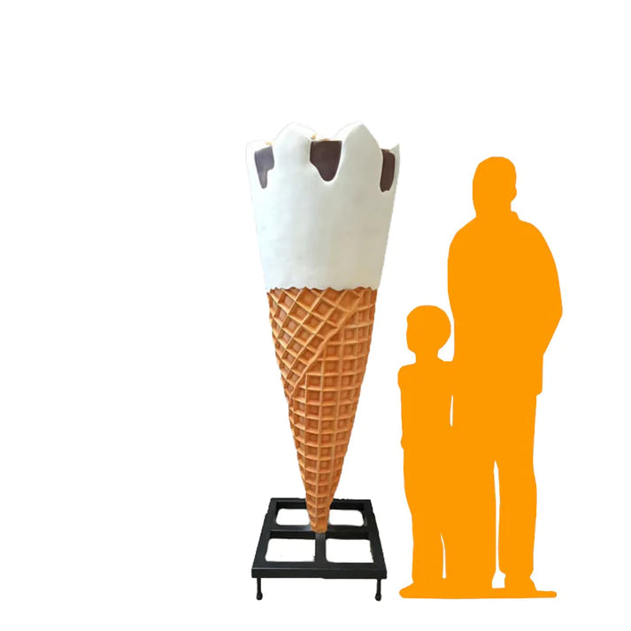 Large Almond Ice Cream Over Sized Statue