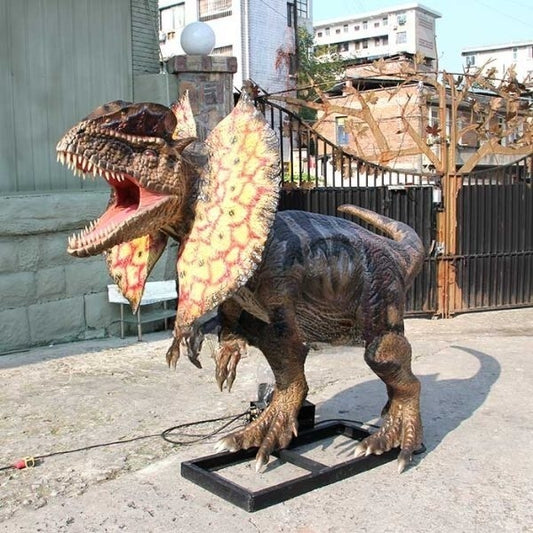 Life-Size Dilophosaurus Animatronic