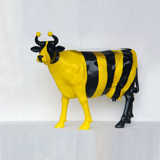Bumble Bee Cow Life Size Statue