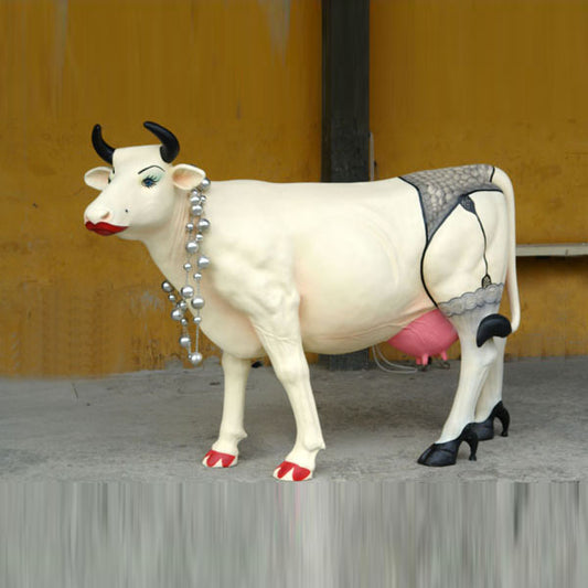 Sexy Cow Life Size Statue