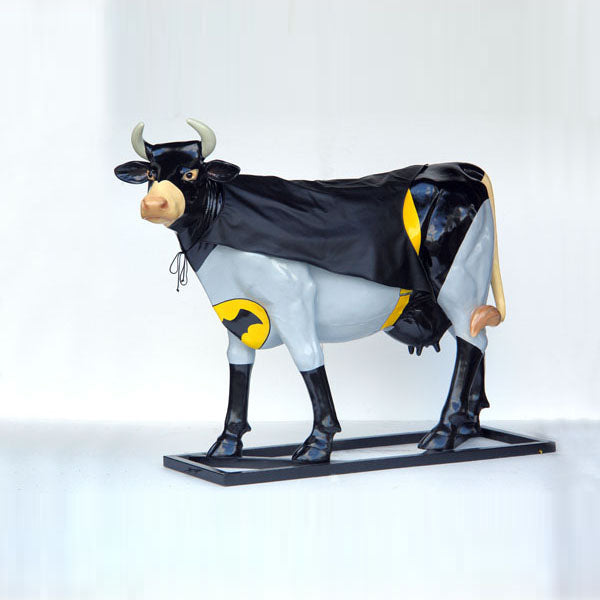 Bat Cow Life Size Statue