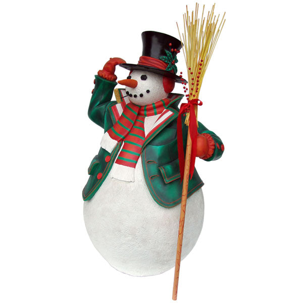 Snowman with Broom