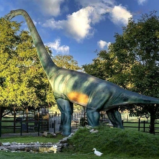 Jurassic Dinosaur Park Lifelike Brachiosaurus Animatronic Dinosaur