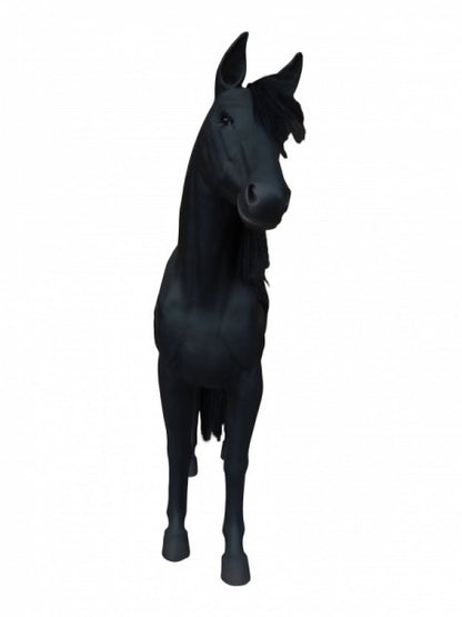 Black Stallion Life Size Statue