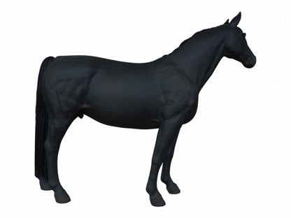 Black Stallion Life Size Statue