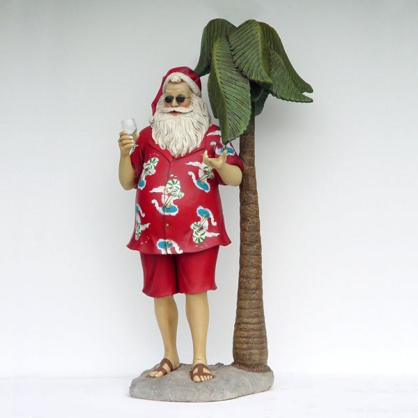 Tropical Santa Claus Life Size Statue