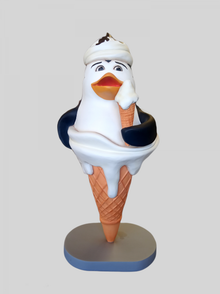 Penguin Ice Cream Life Size Statue