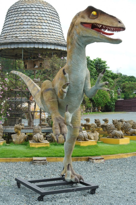 Utahraptor Dinosaur Life Size Statue