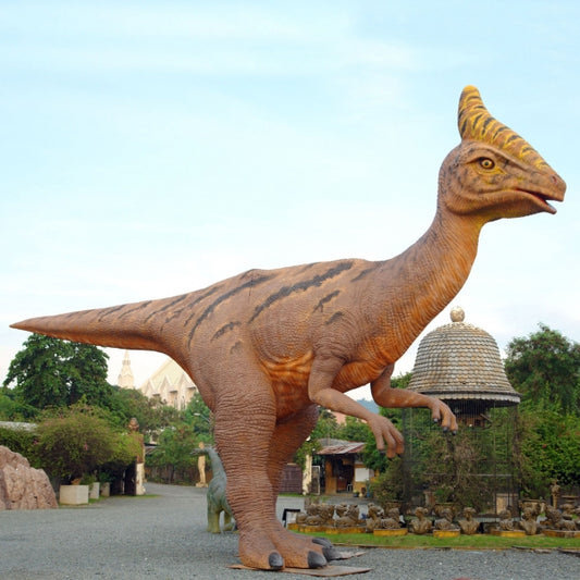 Saurolophus Dinosaur Life Size Statue
