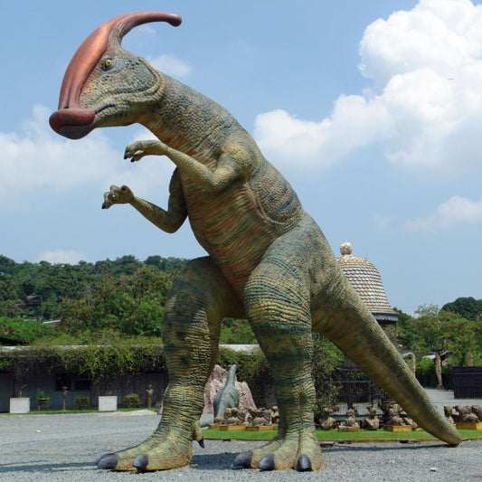 Parasaurolophus Dinosaur Life Size Statue
