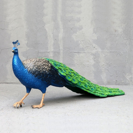 Peacock Male Life Size Statue