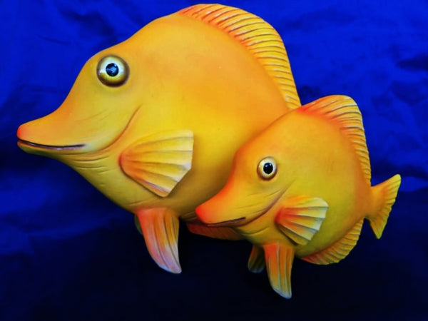 Yellow Tang Fish Small Life Size Statue