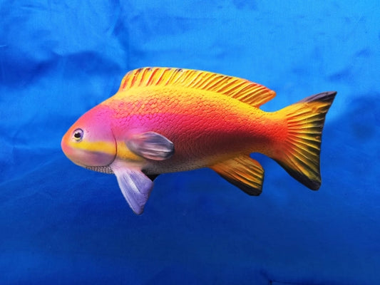 Orange Fish Small Life Size Statue