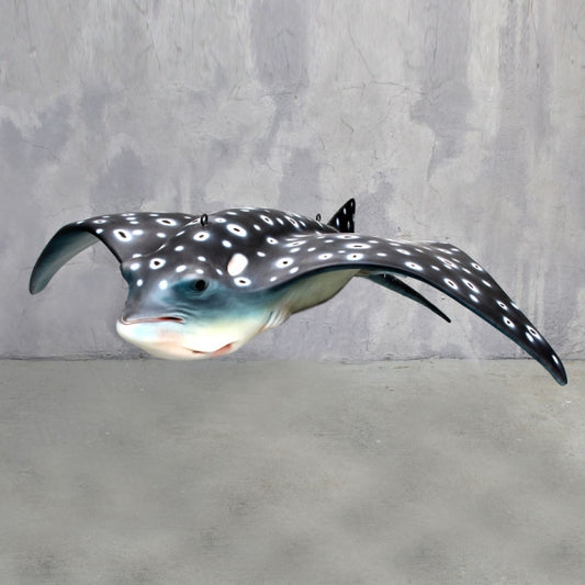 Spotted Eagle Ray Life Size Statue