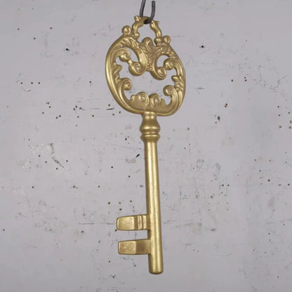 Gold Key Over Sized Statue