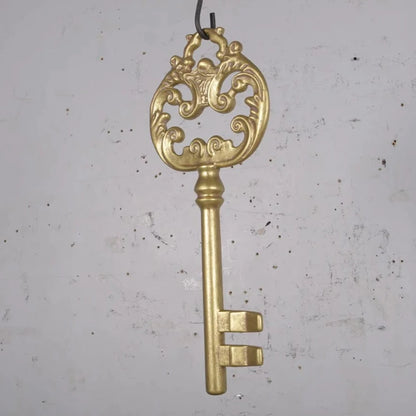 Gold Key Over Sized Statue