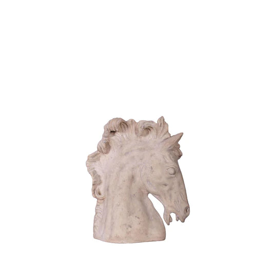 Stone Horse Head Small Statue