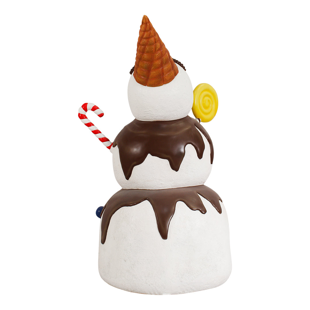 Snowman Candy Over Sized Statue