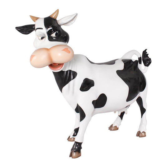 Comic Cow Life Size Statue