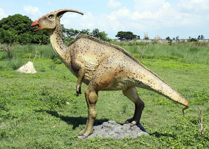 Parasaurolophus Dinosaur Life Size Statue