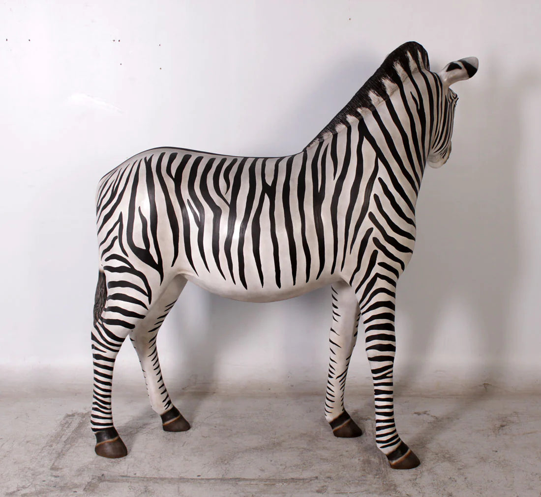 Zebra Life Size Statue