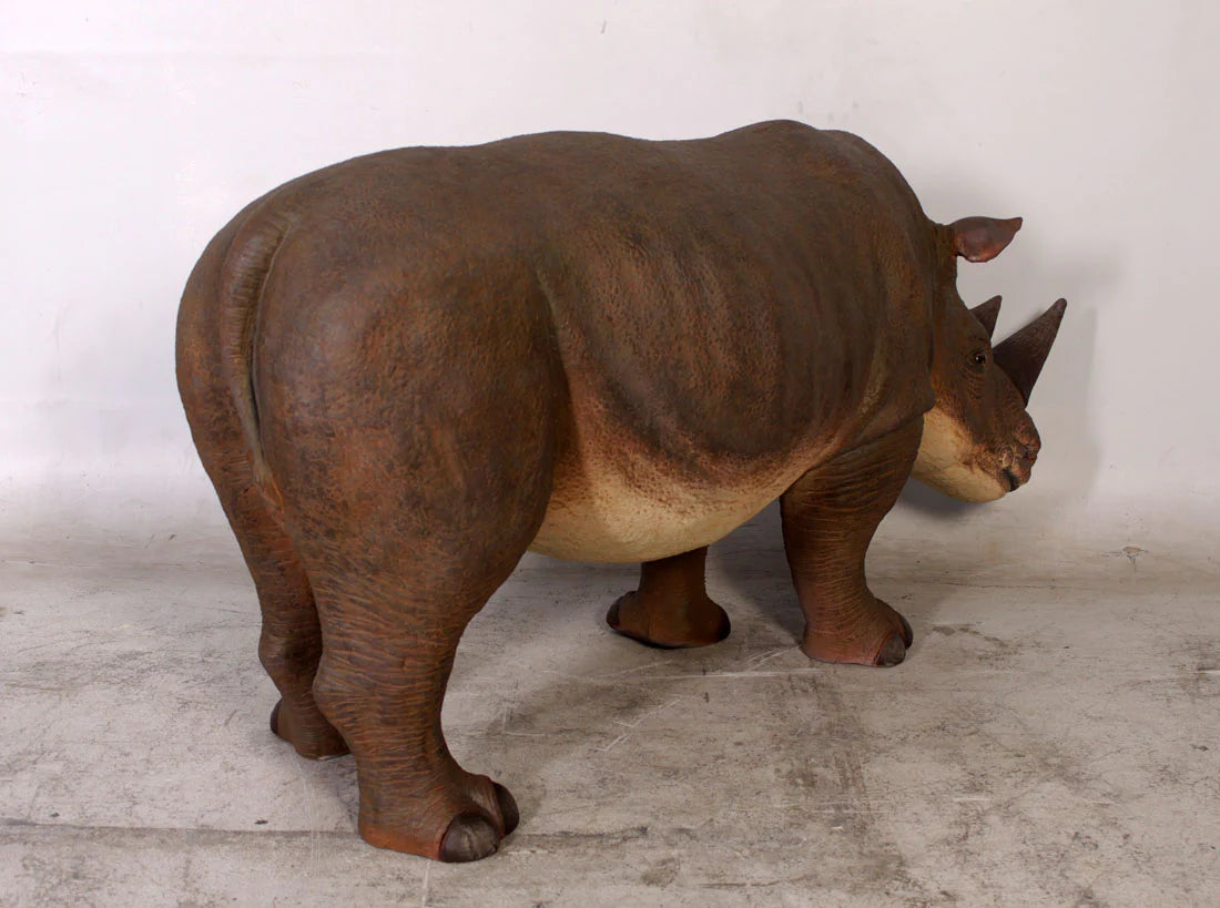 Rhinoceros Baby Life Size Statue
