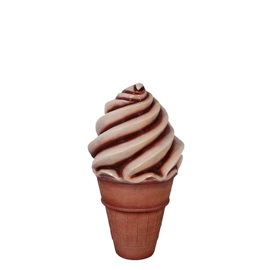 Soft Serve Ice Cream In Cone Over Sized Statue