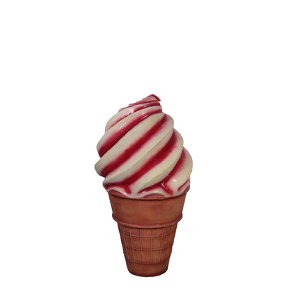 Soft Serve Ice Cream In Cone Over Sized Statue