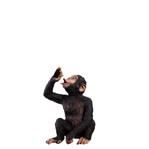 Chimpanzee Monkey Boozy Life Size Statue