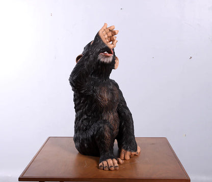 Chimpanzee Monkey Boozy Life Size Statue