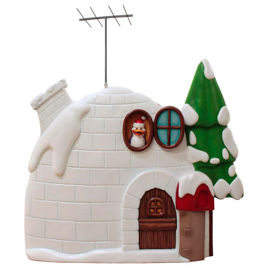 Igloo House Wall Panel Over Sized Statue