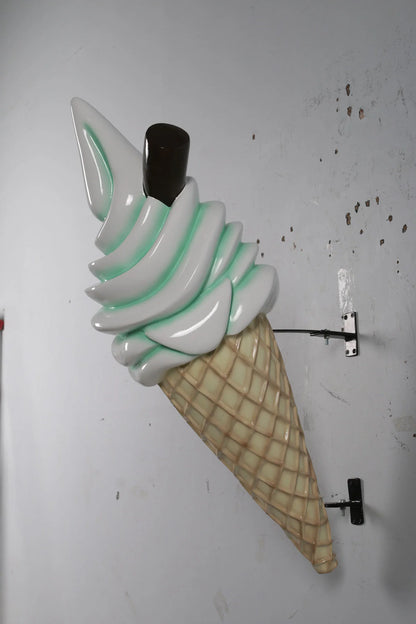 Wall Decor Soft Serve Ice Cream Over Sized Statue