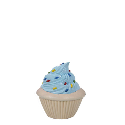 Cupcake With Sprinkles Over Sized Statue