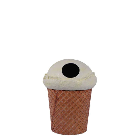 Ice Cream Trash Can Over Sized Statue