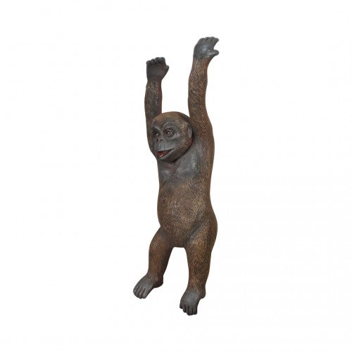 Gorilla Young Hanging Life Size Statue