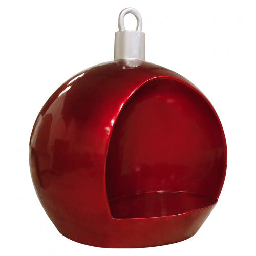 Ornament Christmas Ball Seat Over Sized Statue