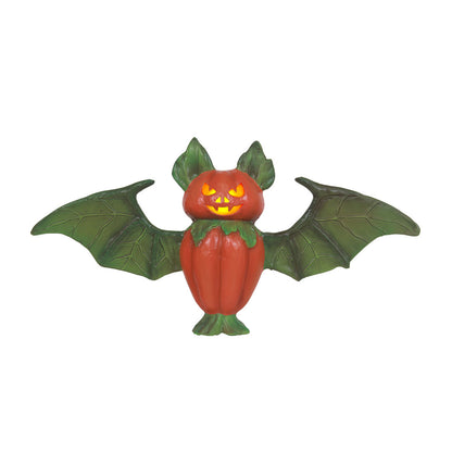 Pumpkin Bat Light Over Sized Statue