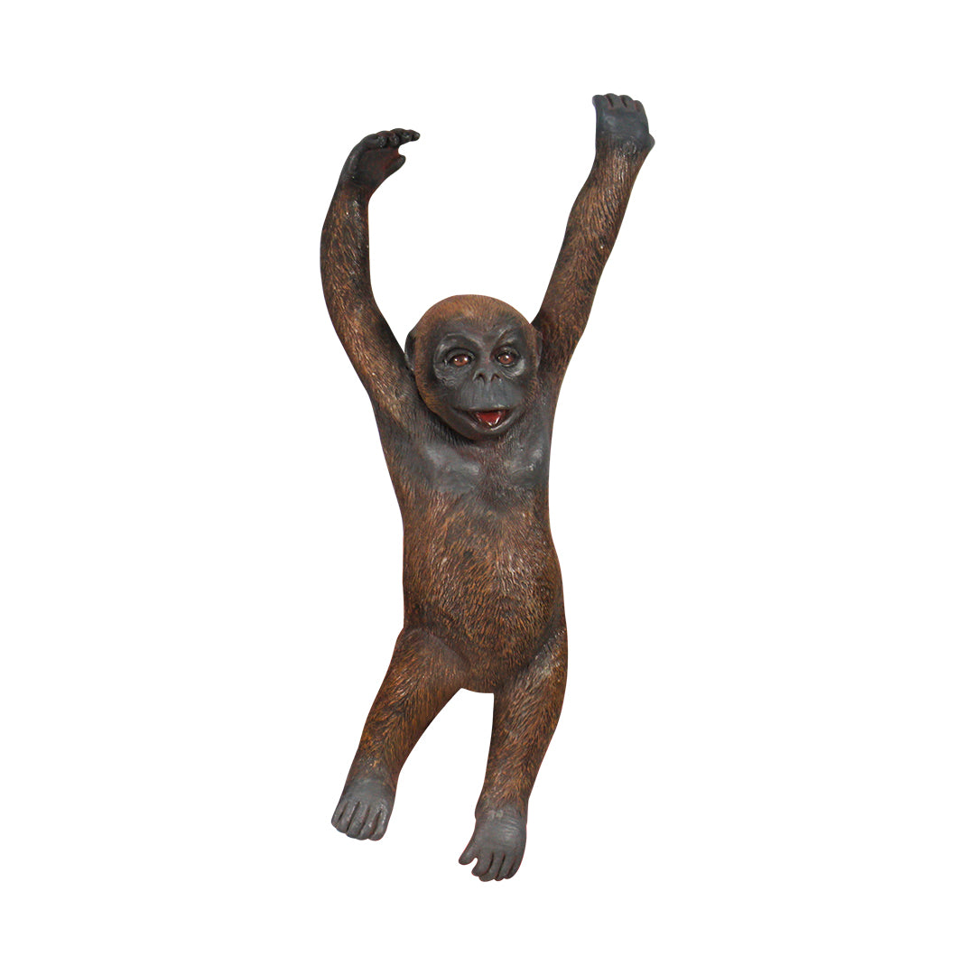 Gorilla Young Hanging Life Size Statue
