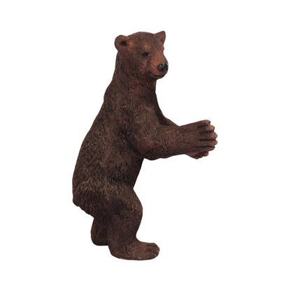 Brown Grizzly Bear Baby Life Size Statue