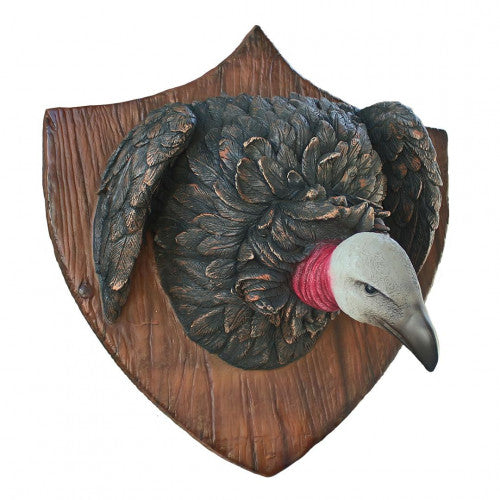 Wall Decor Vulture Trophy Head Life Size Statue