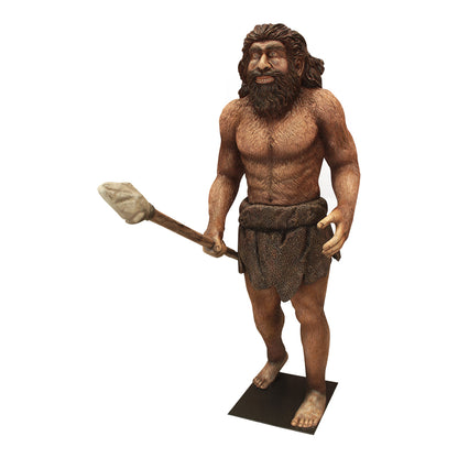 Neanderthal Cave Man Life Size Statue