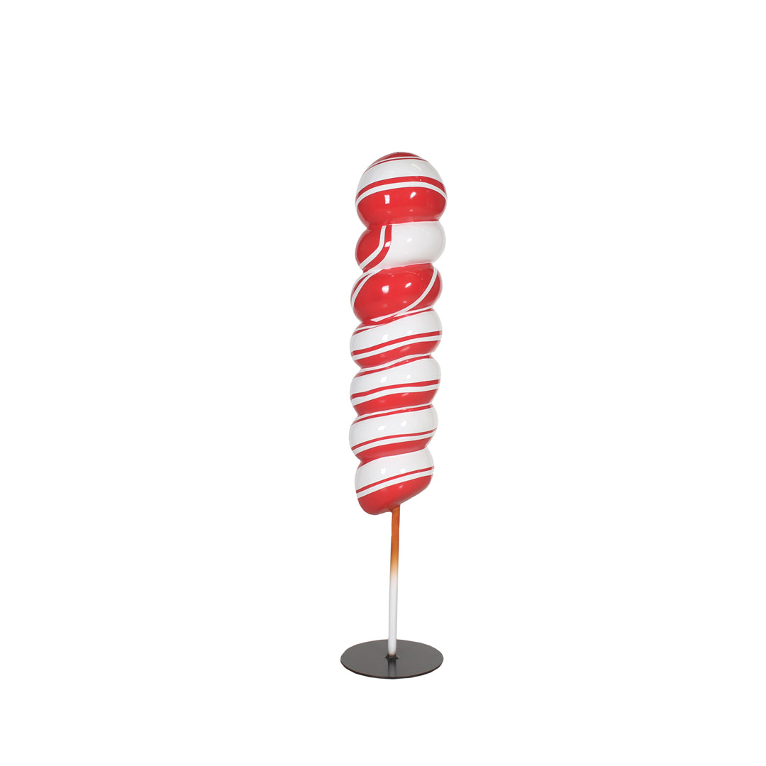 Candy Swirl Twist Pop Lollipop Over Sized Statue