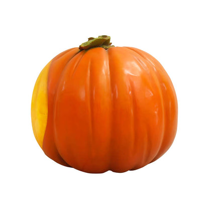 Pumpkin With Light Over Sized Statue