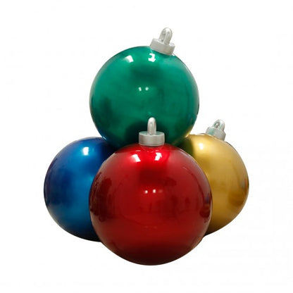 Ornament Christmas Ball Stack 4 Over Sized Statue