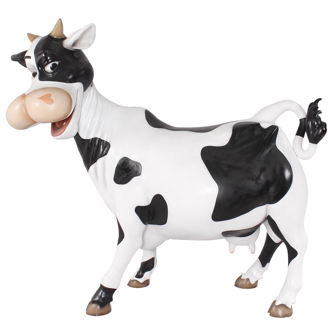 Comic Cow Life Size Statue